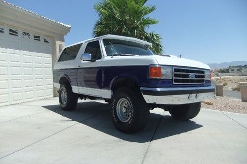 1989 ford bronco xlt sport utility 2-door 5.8l