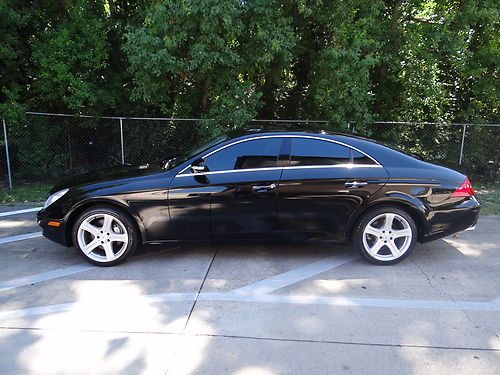 06 mercedes cls500 good carfax hk audio heated seats mroof cd changer