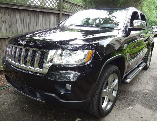 2013 jeep grand cherokee overland sport utility 4-door 5.7l 4x4 navigation