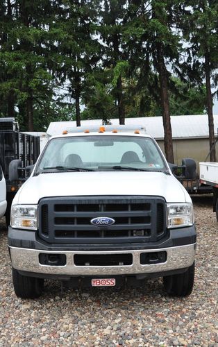 2007 ford f350 diesel truck extended cab low miles!! w/ boss snow plow!