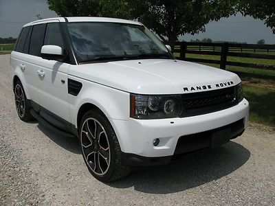 2011 range rover sport supercharged 23k miles gorgeous color combo dealer srvc