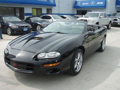 2000 chevy camero ss triple black convertible super cleannn ! no reserve !!!