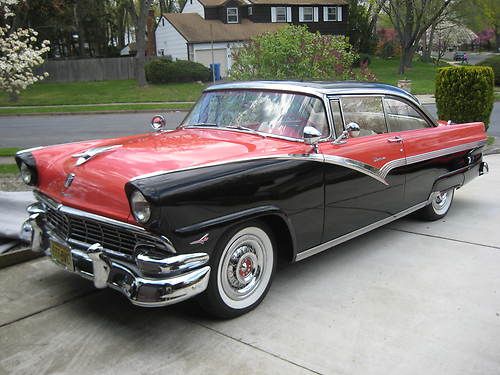 1956 Ford victoria fiesta red