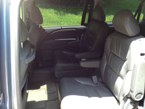 2006 Honda Odyssey - Ocean Mist Blue Exterior / Gray Leather Interior, image 7