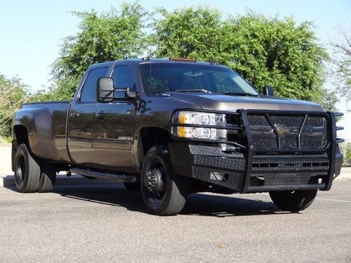 No reserve 08 chevy 3500hd drw ltz 4x4 6.6 turbo diesel onstar xm