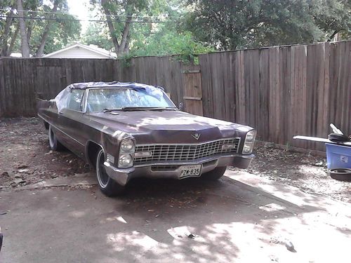 Fresh barn find runs and drives 1967 cadillac deville