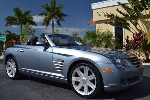 Florida convertible limited heated leather 68k $40,295 msrp sapphire silver blue