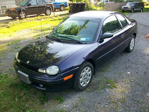 1998 plymouth neon acr coupe 2-door 2.0l