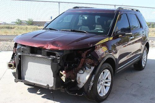 2012 ford explorer 4wd salvage repairable rebuilder only 23k miles will not last