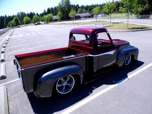 No reserve 1955 f100 bagged frame off must see 55 air ride