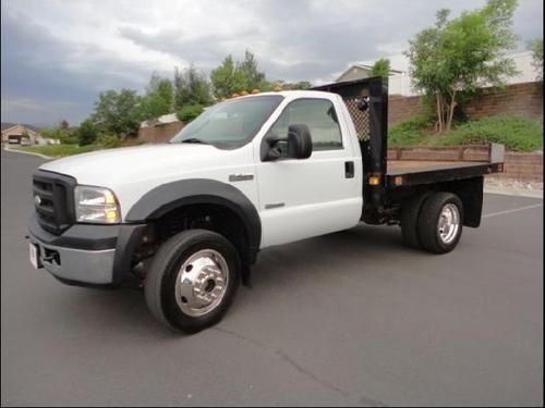 Flatbed 2006 ford f450 4x4 dually 6.0l diesel, automatic, gooseneck