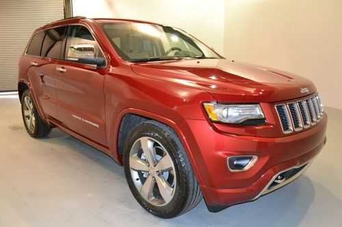 New 2014 jeep grand cherokee overland 4x4 quadra-lift sunroof nav free ship