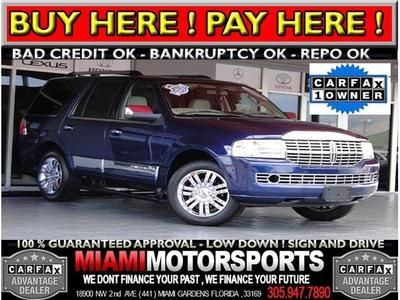 We finance '08 lincoln suv 1 owner navigation backup camera entertainment system