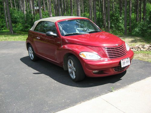 2005 chrysler pt cruiser convertible gt with turbo, 2-door