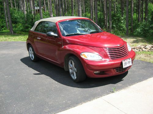 2005 chrysler pt cruiser convertible gt with turbo, 2-door