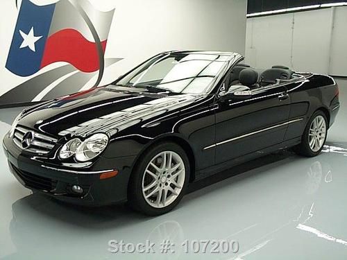 2009 mercedes-benz clk350 cabriolet sport htd seats 29k texas direct auto