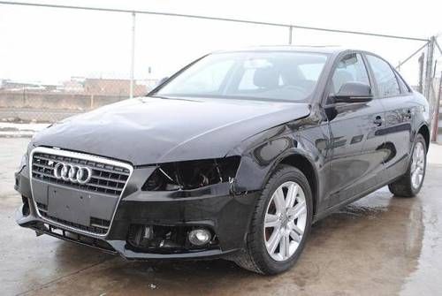 2009 audi a4 salvage repairable rebuilder only 53k miles runs!!!