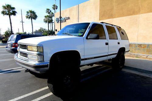 1999 chevrolet tahoe ls sport utility 4-door 5.7l lift kit rcd