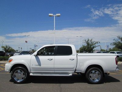 2006 WHITE AUTOMATIC 4.7L V8 LEATHER SUNROOF DOUBLE CAB PICKUP TRUCK, image 2
