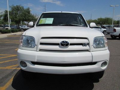 2006 WHITE AUTOMATIC 4.7L V8 LEATHER SUNROOF DOUBLE CAB PICKUP TRUCK, image 5