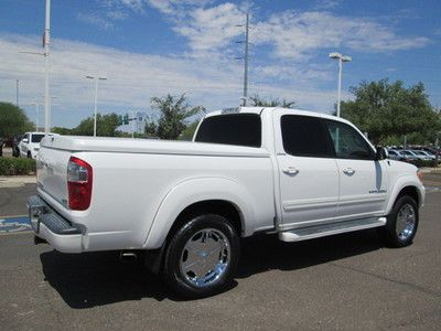 2006 WHITE AUTOMATIC 4.7L V8 LEATHER SUNROOF DOUBLE CAB PICKUP TRUCK, image 6