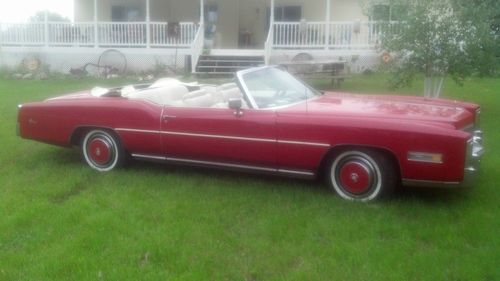 1976 cadillac eldorado base convertible 2-door 8.2l