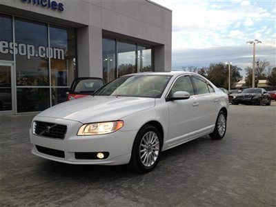 2008 volvo s80 sedan leather sunroof s 80 white sandstone excellent condition