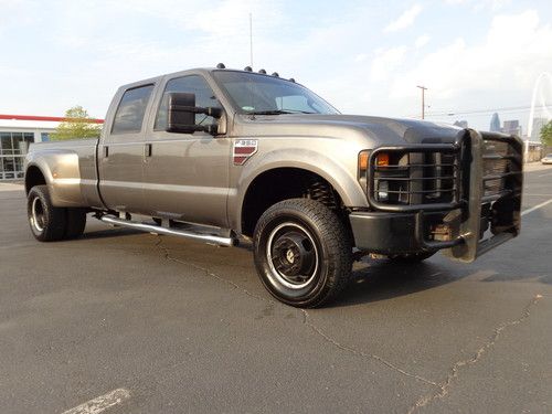 Tx 08 ford f350 xl diesel 4x4 auto dually low miles 121k runs&amp;works perfect