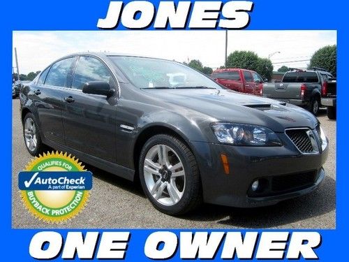 2009 pontiac g8 sedan - leather - premium package - sunroof - magnetic gray