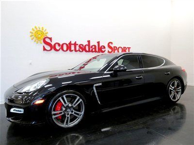 4dr hb turbo panamera turbo * jet black / black * pdk tran * a/c seats * navi *