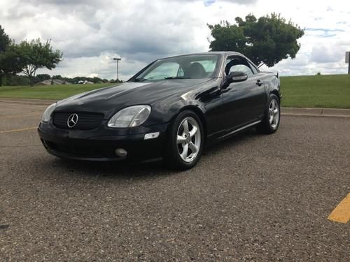 2003 mercedes-benz slk 320, low mileage, no reserve, sport, hard top convertible