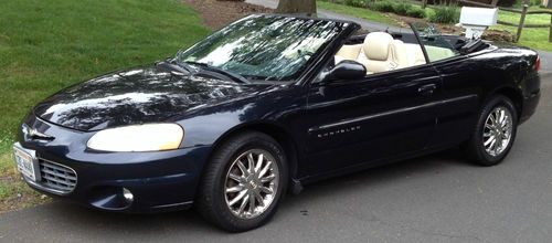 Chrysler sebring limited converible 2001