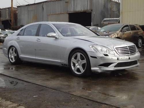 2007 mercedes-benz s550 damaged salvage runs! only 70k miles good airbags loaded