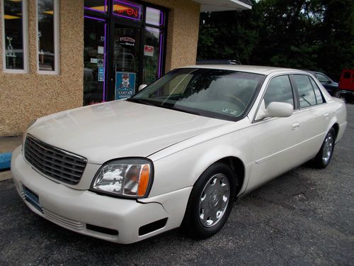 2002 cadillac deville dhs only 80k miles 2 owner car nj cheap commuter seadan 4