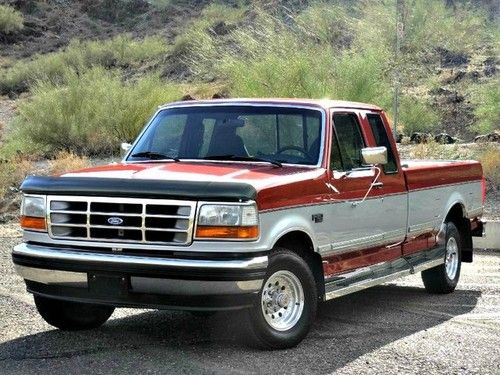 **no reserve** 93 f150 xlt supercab 4x4 **low miles**