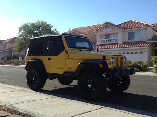 2001 jeep wrangler se sport utility 2-door 2.5l