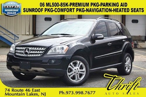 06 ml500 amg-85k-premium pkg-sunroof pkg-comfort pkg-navigation-heated seats