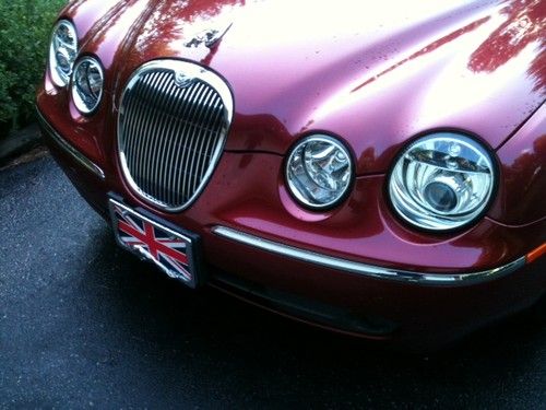 05 jaguar s-type 4.2 v8 sport package, rare aluminum trim, navigation, sunroof