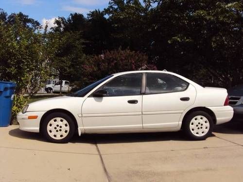 1998 plymouth neon high line sedan 4-door 2.0l