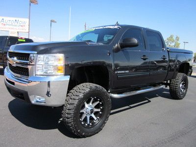 2009 CHEVROLET SILVERADO 2500HD CHEVY CREW CAB DIESEL 4X4 LIFTED TRUCK-LOW MILES, image 2