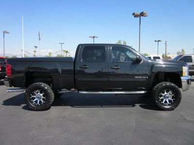 2009 CHEVROLET SILVERADO 2500HD CHEVY CREW CAB DIESEL 4X4 LIFTED TRUCK-LOW MILES, image 4