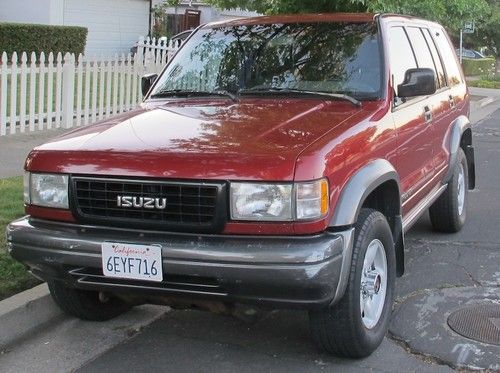 1995 isuzu trooper s sport utility 4-door 3.2l 5spd manual