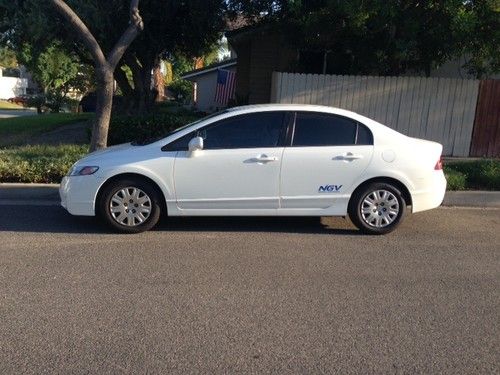 2010 honda civic gx cng ngv natural gas sedan carpool stickers new tires