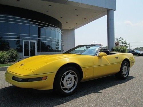 1995 chevrolet corvette convertible yellow super clean