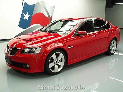 2009 pontiac g8 gt sport 6.0l v8 heated leather 57k mi texas direct auto