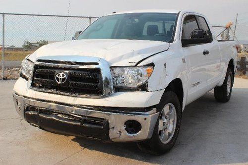 2013 Toyota Tundra 5.7L Double Cab 4WD Damaged Salvage Only 213 Miles RUNS! L@@K, US $18,900.00, image 2