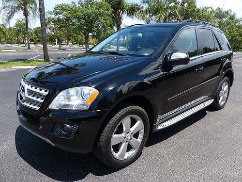 Well maintained 2009 ml350 4matic awd, rear dvd, p1 premium pk, 1 owner, florida