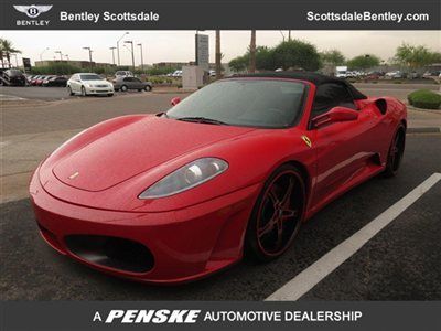 05 ferrrari f430 spider 2dr convertible red low miles