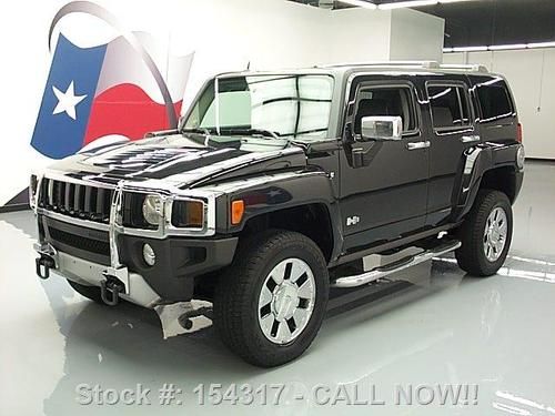 2008 hummer h3 4x4 auto htd leather sunroof nav 47k mi texas direct auto