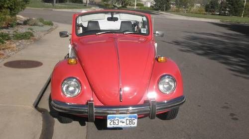 1970 volkswagen karmann bettle convertible-sharp! good condition!